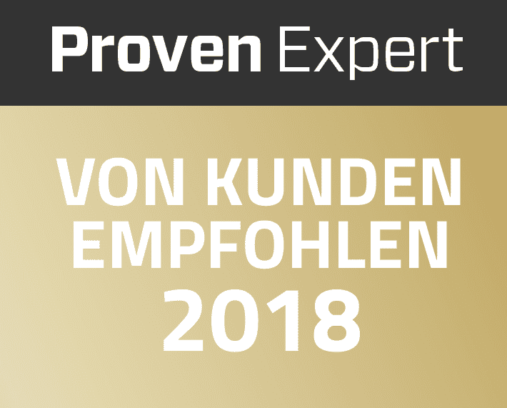 Proven Expert Auszeichnung 2018