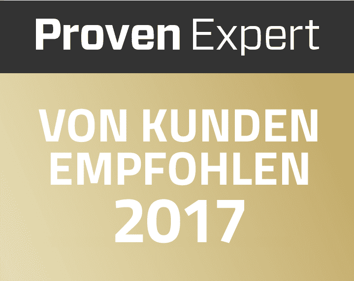 Proven Expert Auszeichnung 2017
